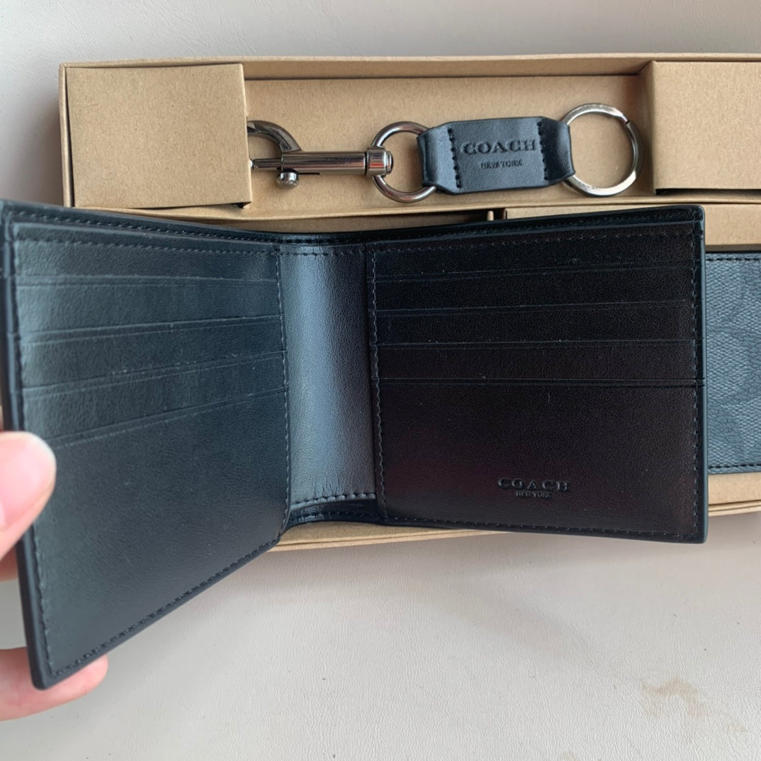 Coach Men’s Wallet Set – Robot Graphic