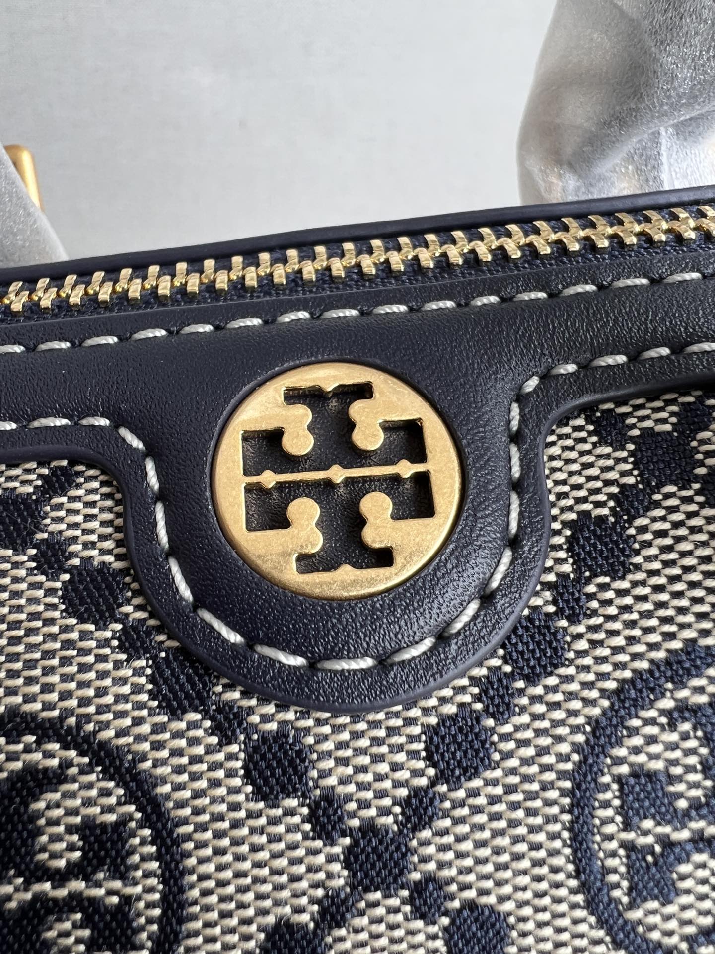 Elegant Monogram Mini Boston Bag with Strap
