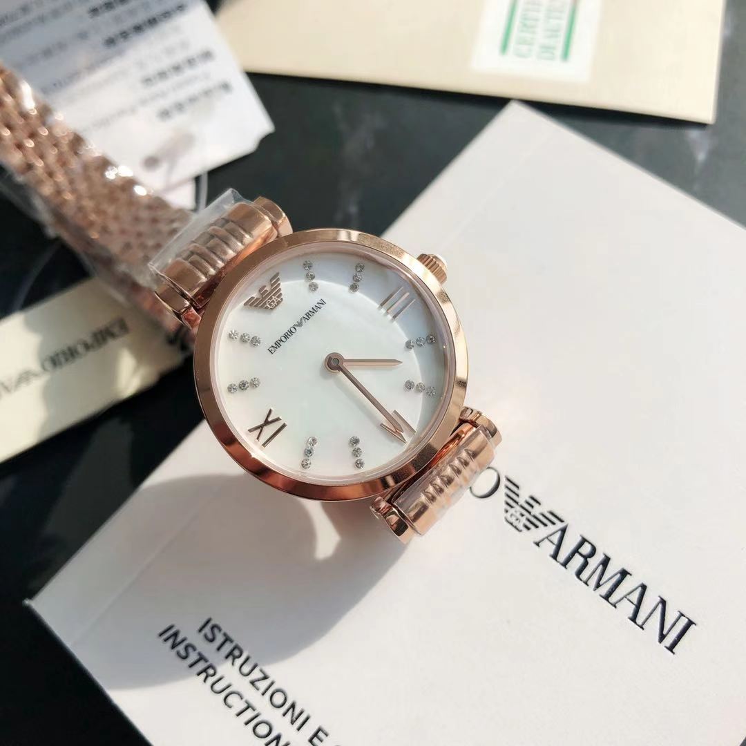 Emporio Armani Women’s Watch AR11223 – Rose Gold Stainless Steel Quartz Watch