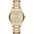 Burberry BU9753 Gold Chronograph Watch – Luxury Swiss Made Timepiece