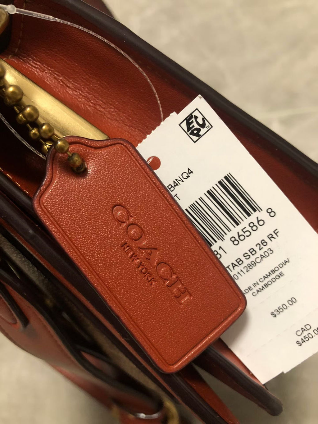 Coach Tabby 26 Shoulder Bag – Brown Signature Canvas