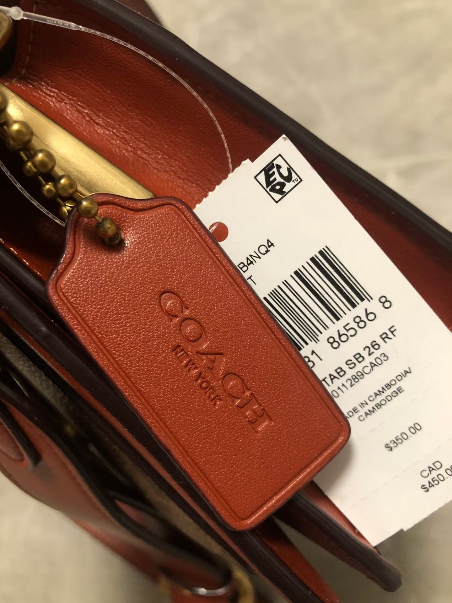 Coach Tabby 26 Shoulder Bag – Brown Signature Canvas