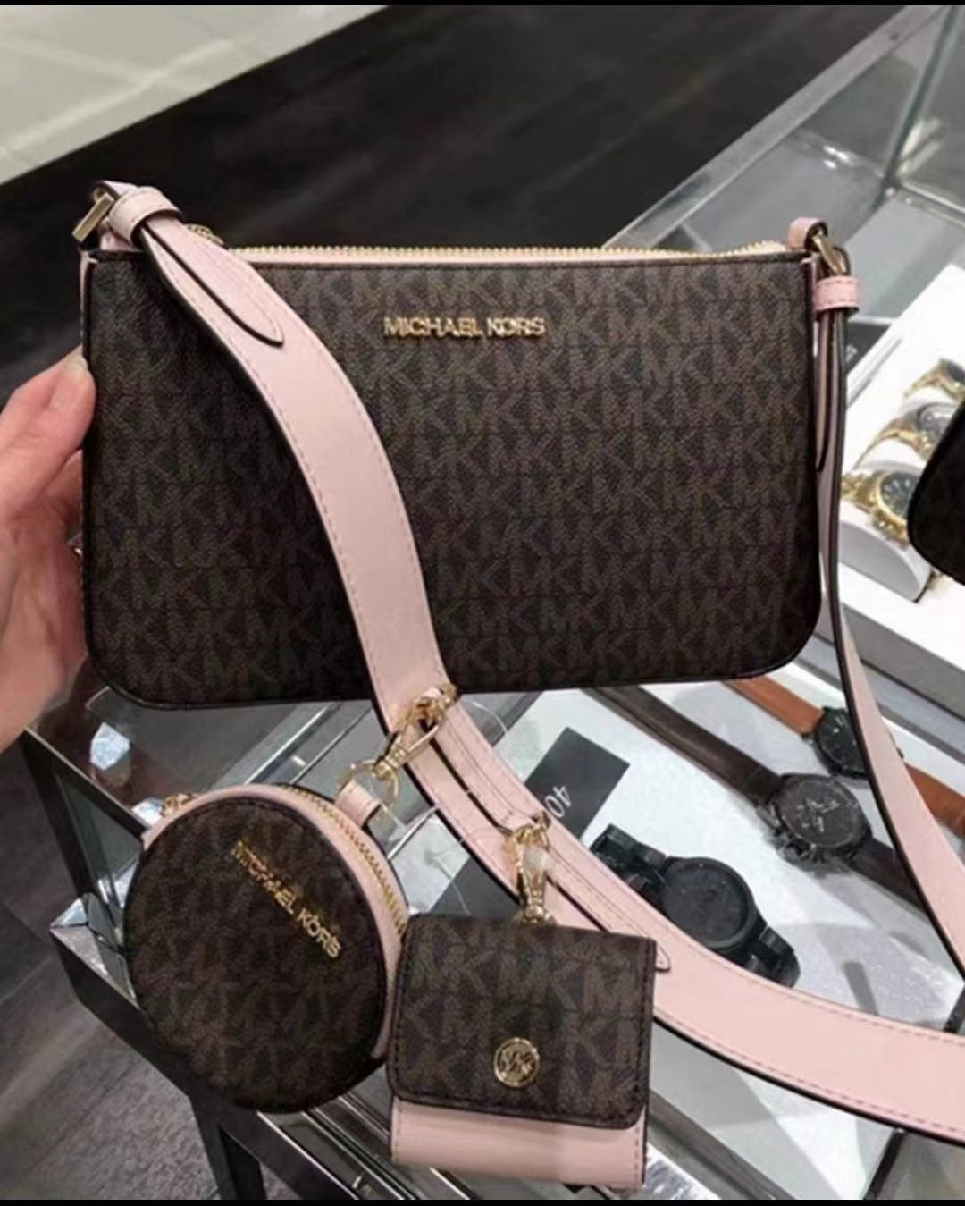 Michael Kors Jet Set 3-in-1 Crossbody Bag Set