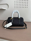 Tory Burch T Monogram Mini Barrel Bag – Navy Jacquard