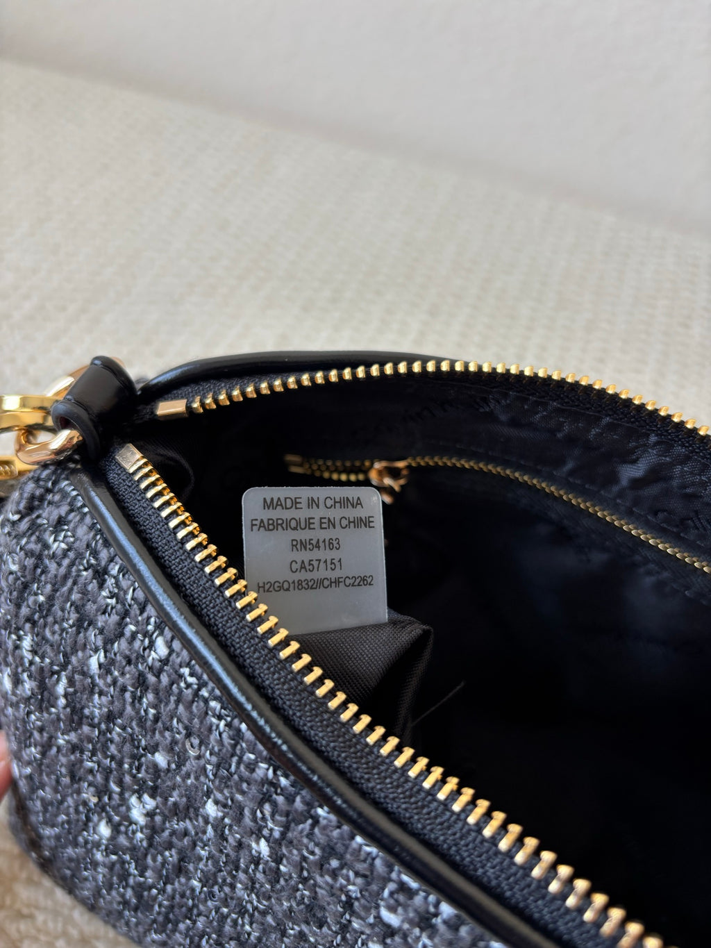 CK Tweed Underarm Bag – Elegant & Versatile