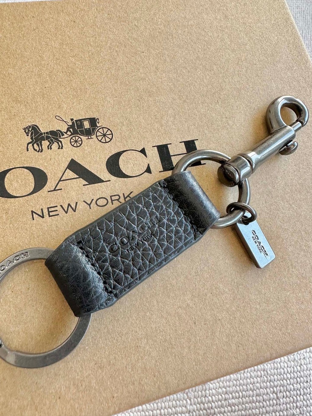 Coach Men’s Leather Wallet Gift Set (3-in-1)