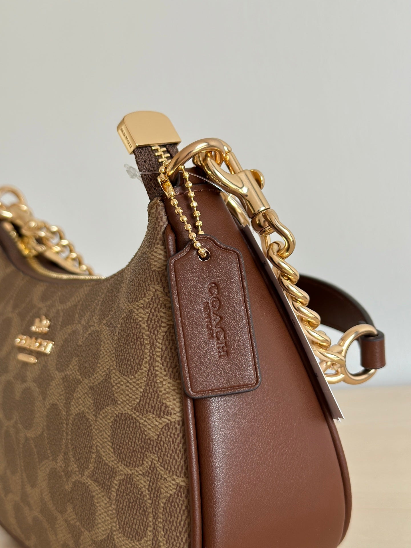 Coach CV933 Teri Shoulder Bag – Signature Canvas