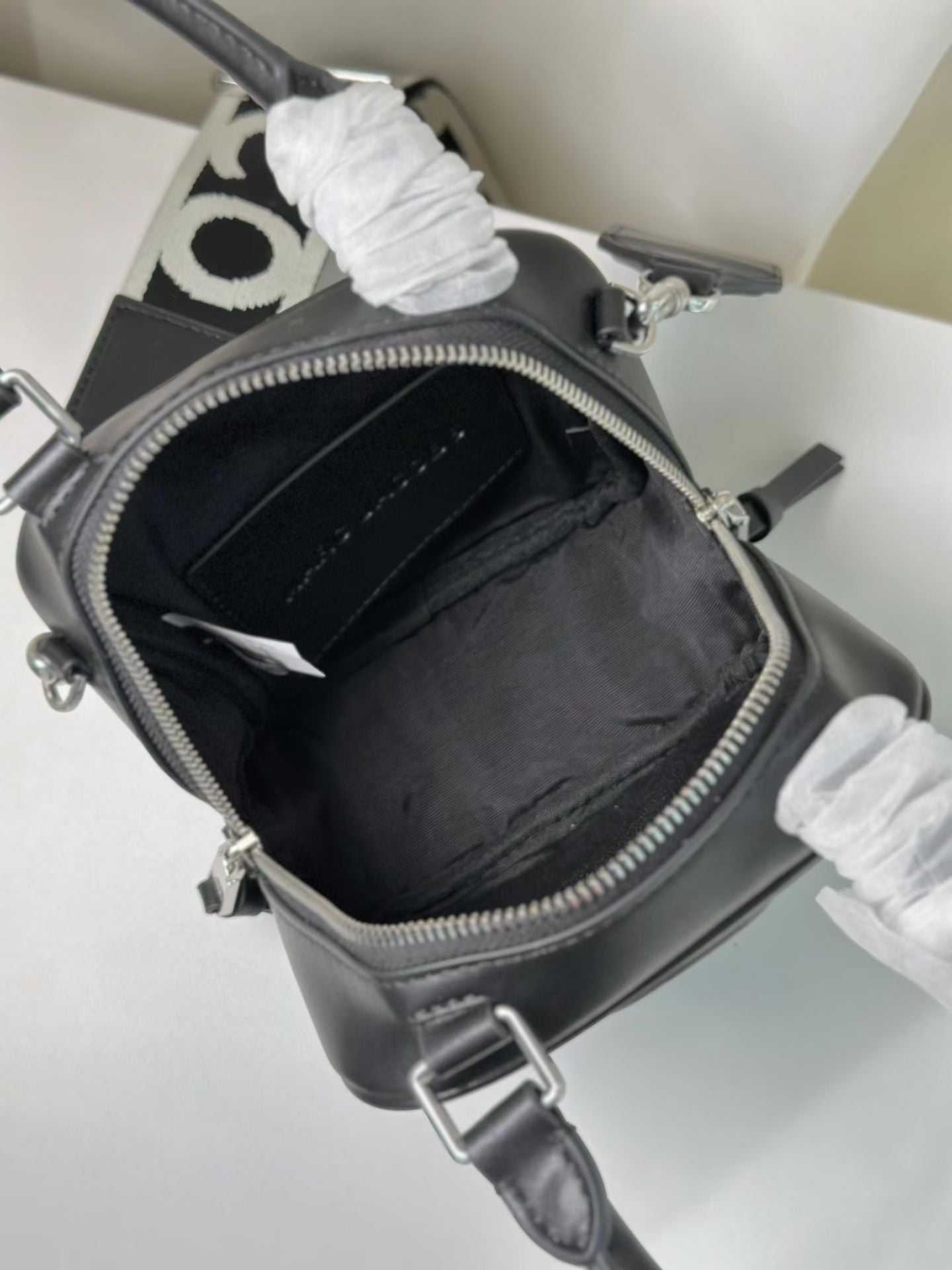 Marc Jacobs The Covered J Marc Cube Bag – Black