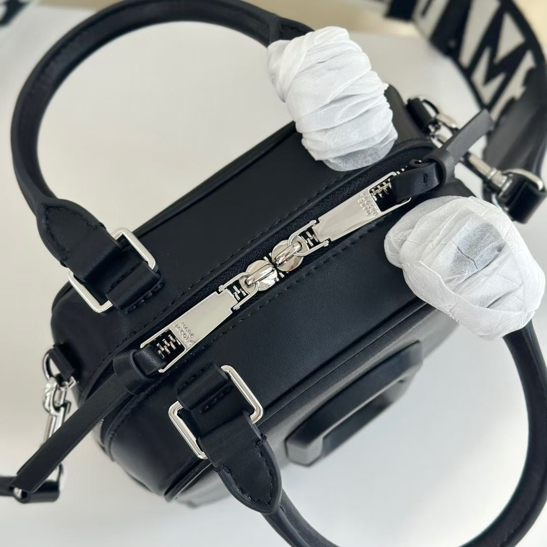 Marc Jacobs The Covered J Marc Cube Bag – Black