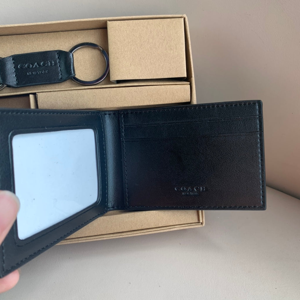 Coach Men’s Wallet Set – Robot Graphic