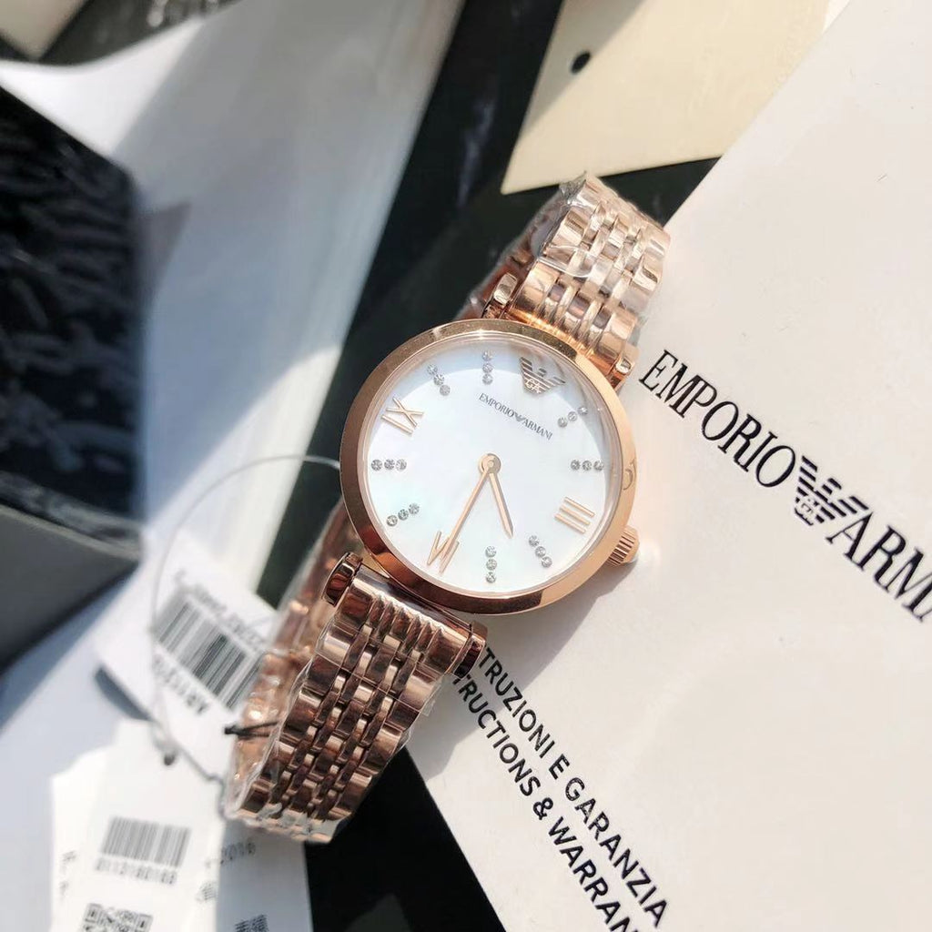 Emporio Armani Women’s Watch AR11223 – Rose Gold Stainless Steel Quartz Watch