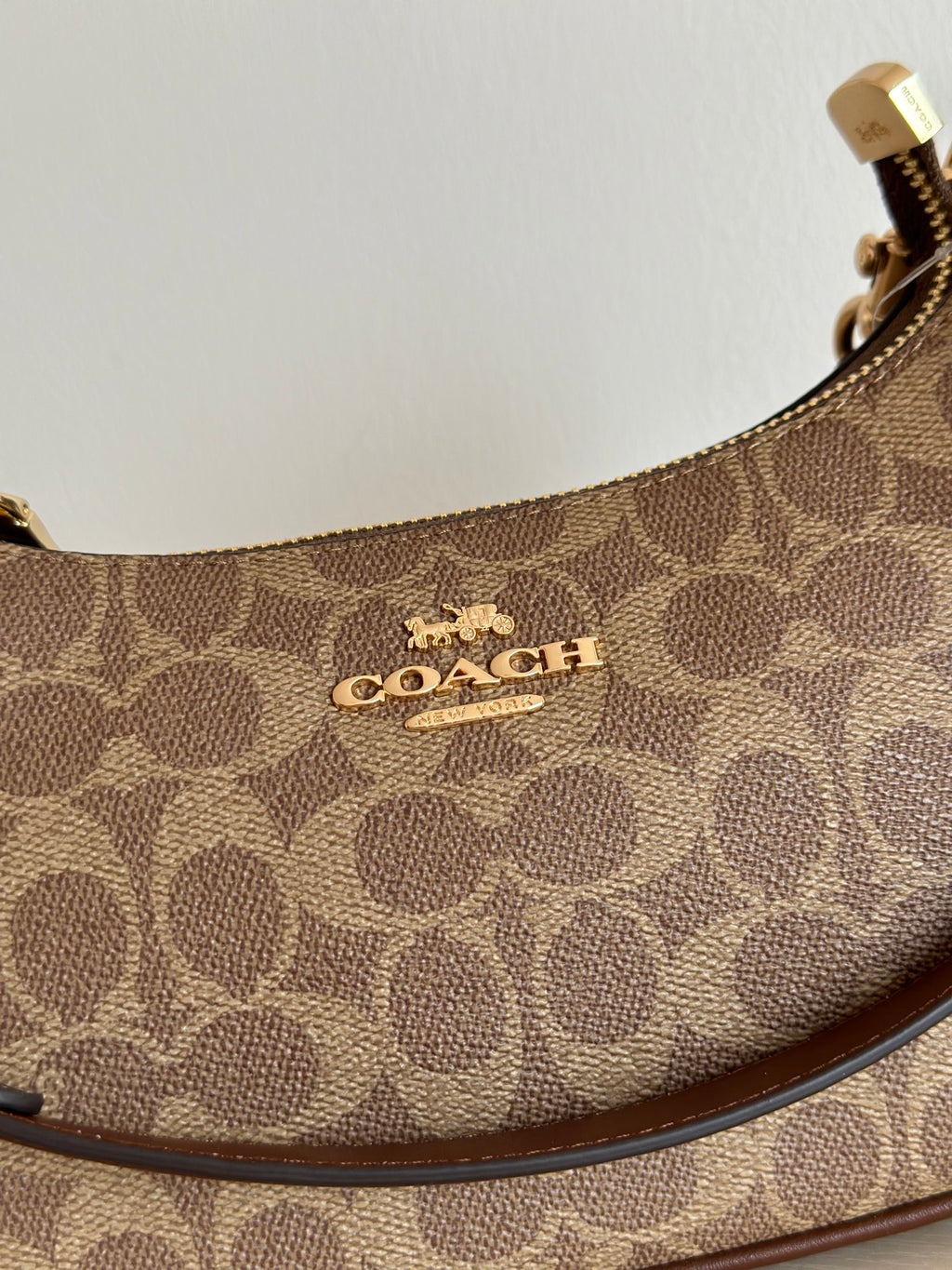 Coach CV933 Teri Shoulder Bag – Signature Canvas