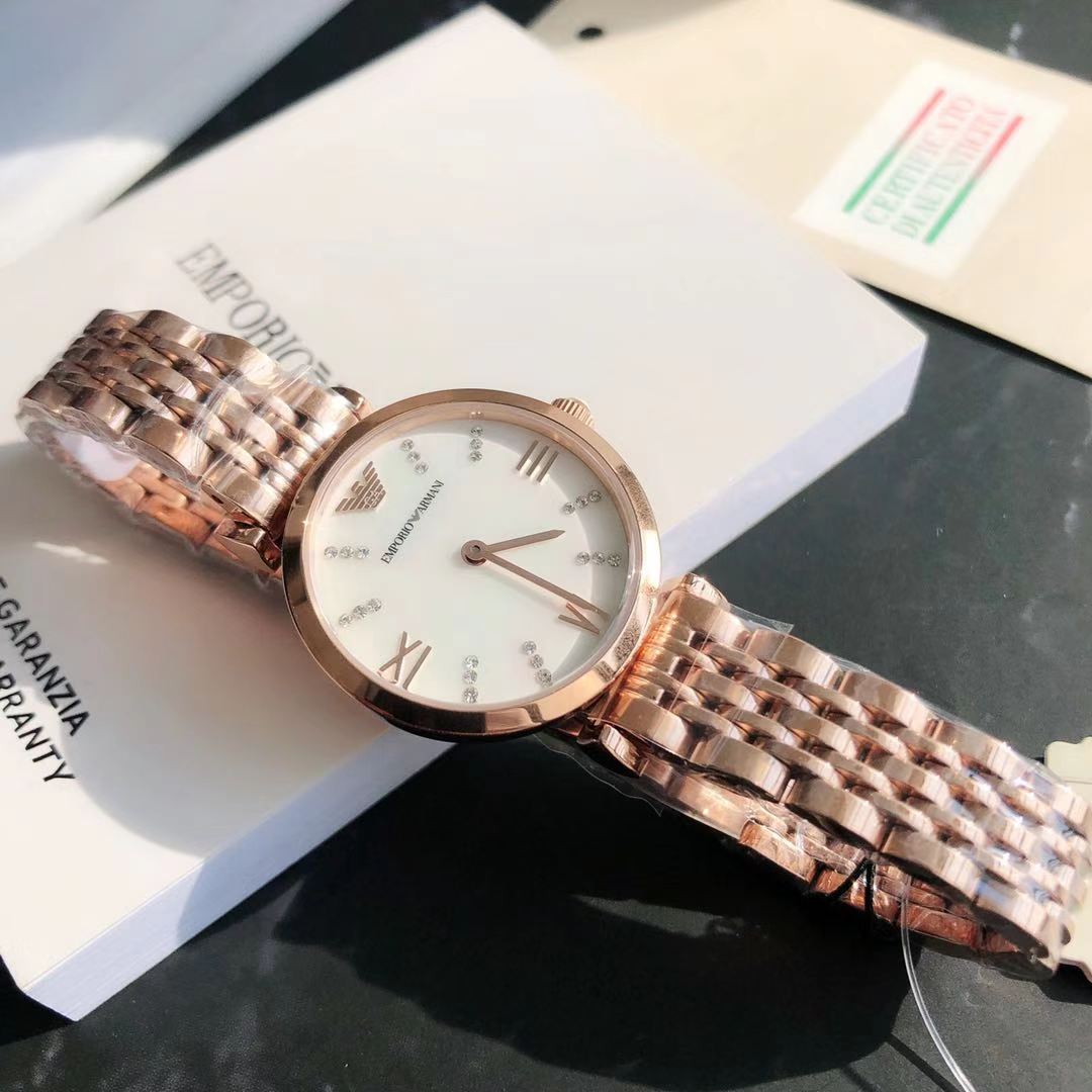 Emporio Armani Women’s Watch AR11223 – Rose Gold Stainless Steel Quartz Watch