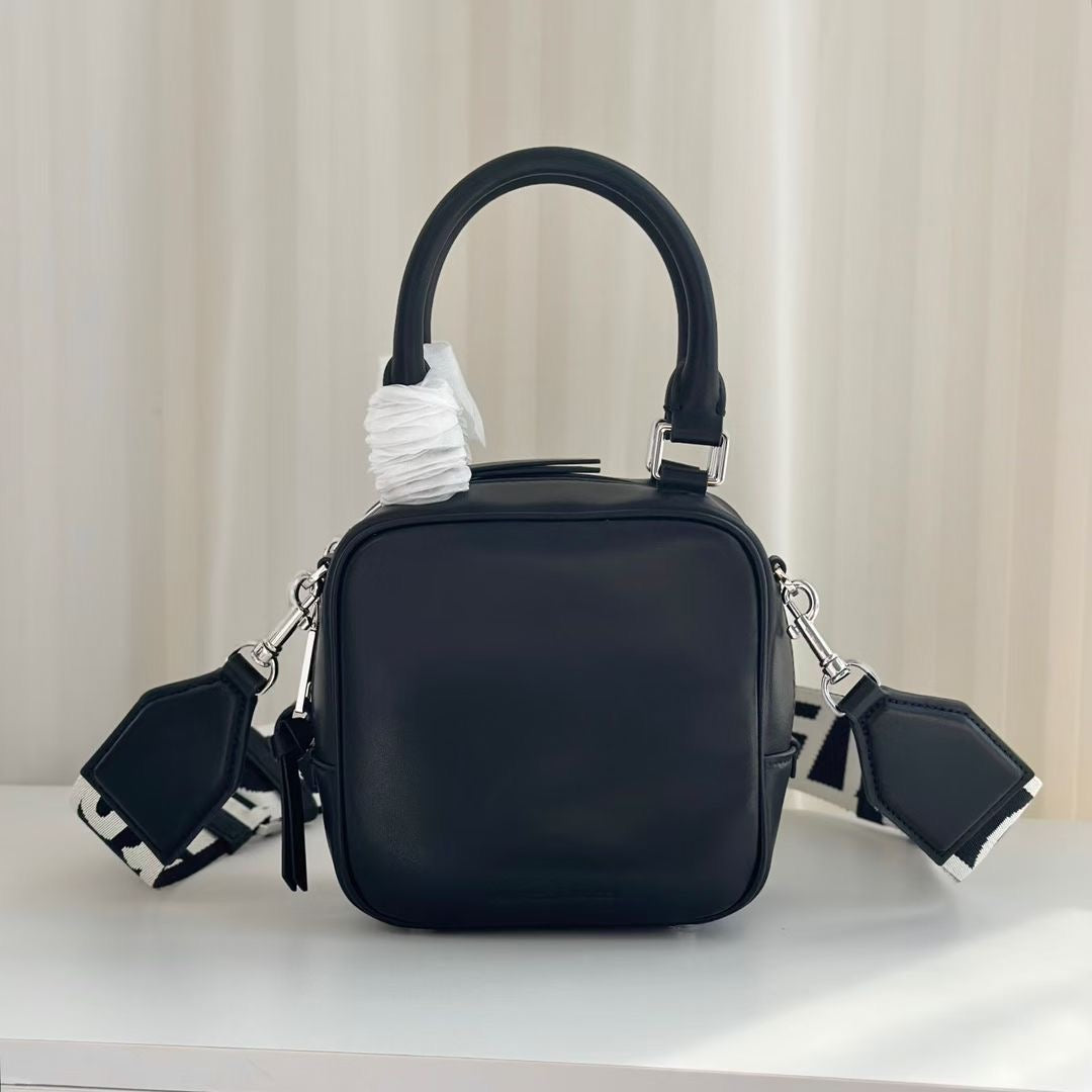 Marc Jacobs The Covered J Marc Cube Bag – Black