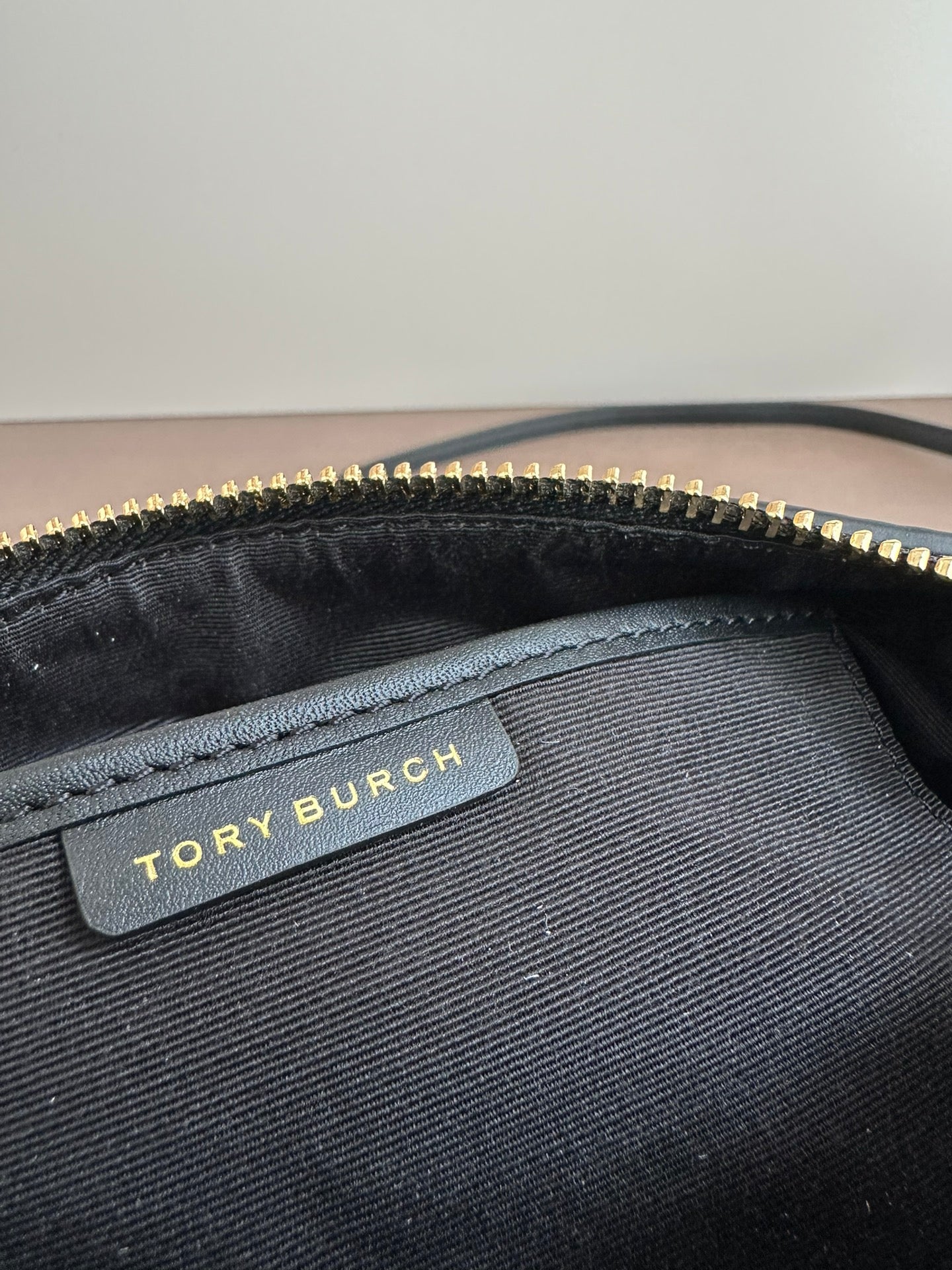Tory Burch T Monogram Mini Barrel Bag – Navy Jacquard