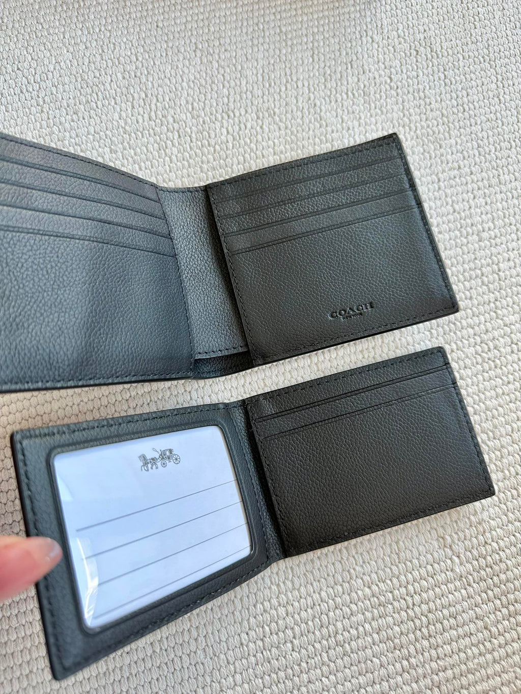 Coach Men’s Leather Wallet Gift Set (3-in-1)