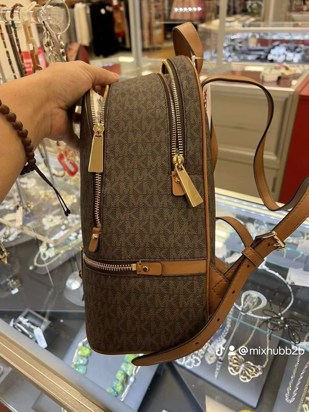 Michael Kors Rhea Medium Logo Backpack