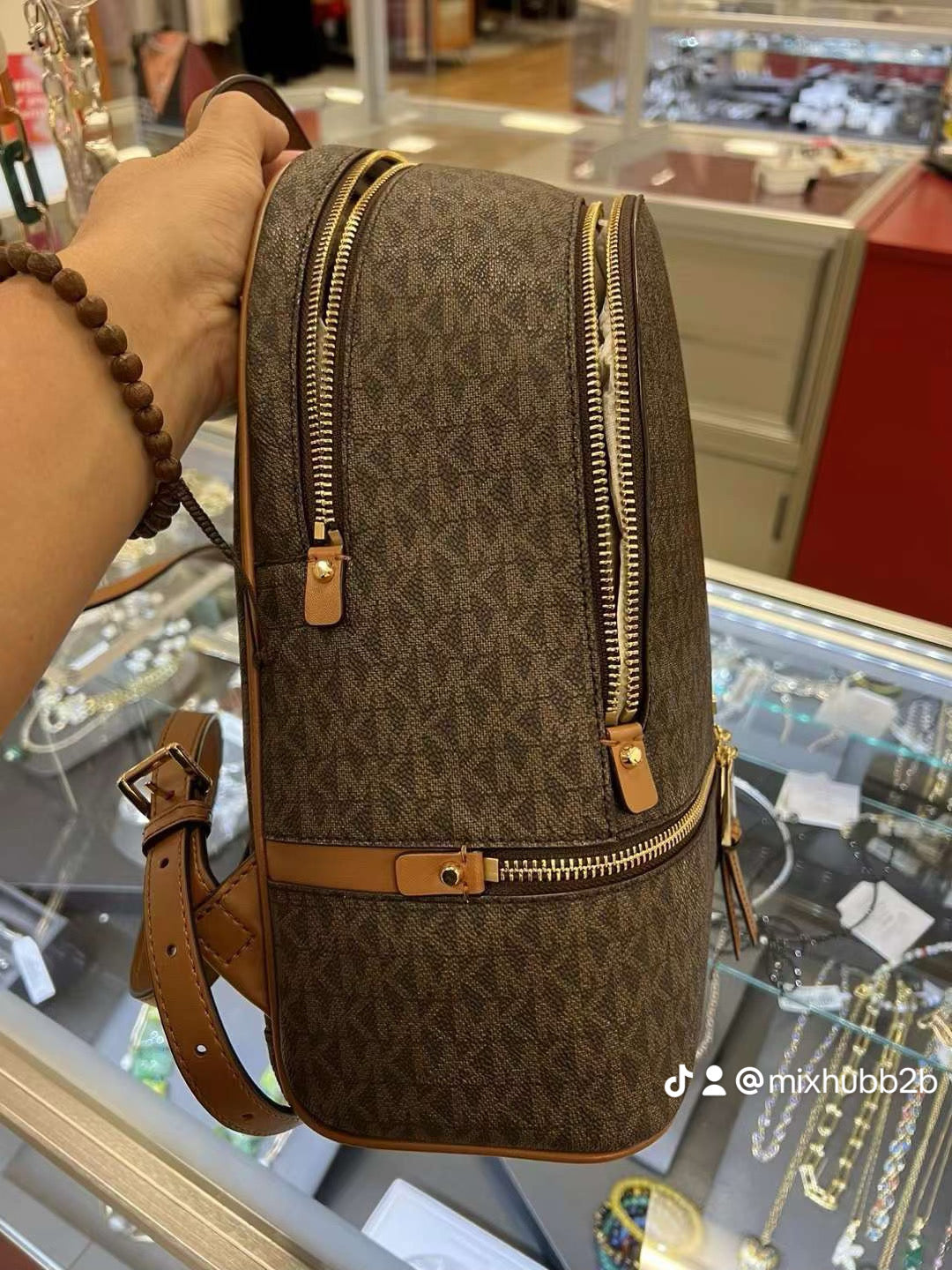 Michael Kors Rhea Medium Logo Backpack