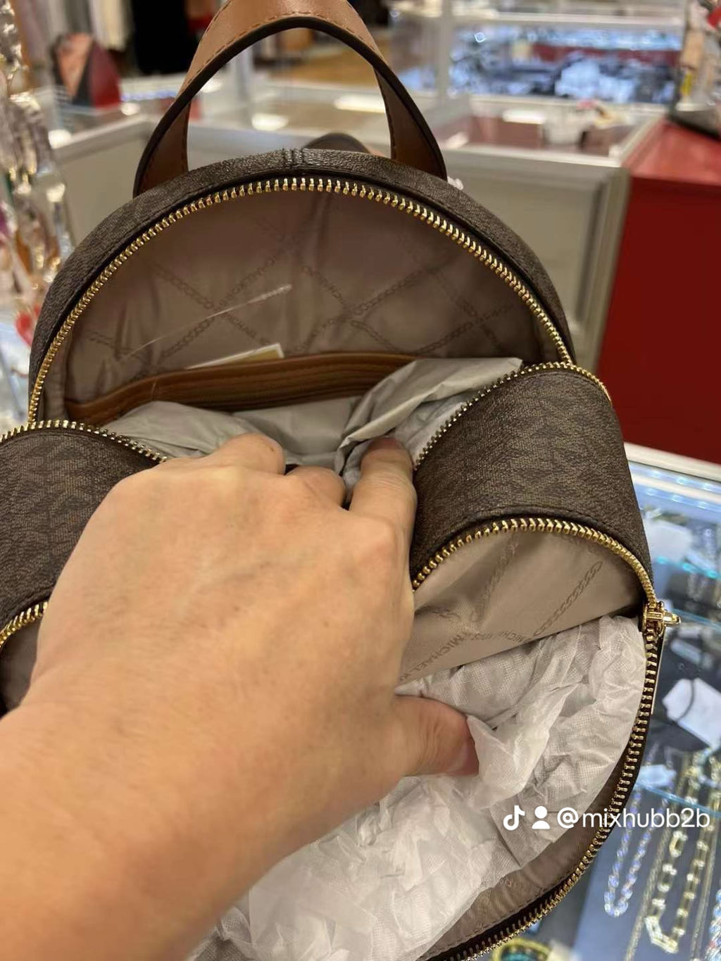 Michael Kors Rhea Medium Logo Backpack