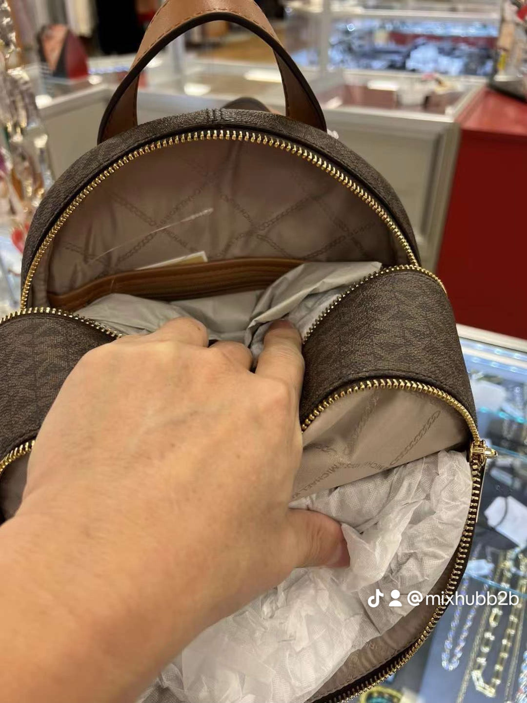 Michael Kors Rhea Medium Logo Backpack