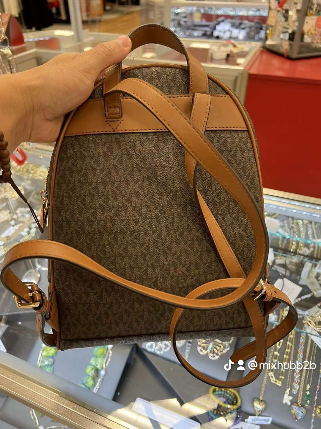 Michael Kors Rhea Medium Logo Backpack