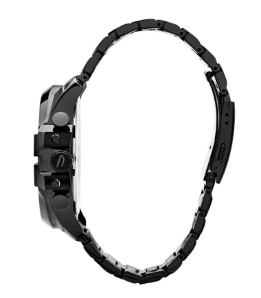 Diesel Men Quartz Black Dial Stainless Steel Case With And Bracelet Watch (DZ4283)
